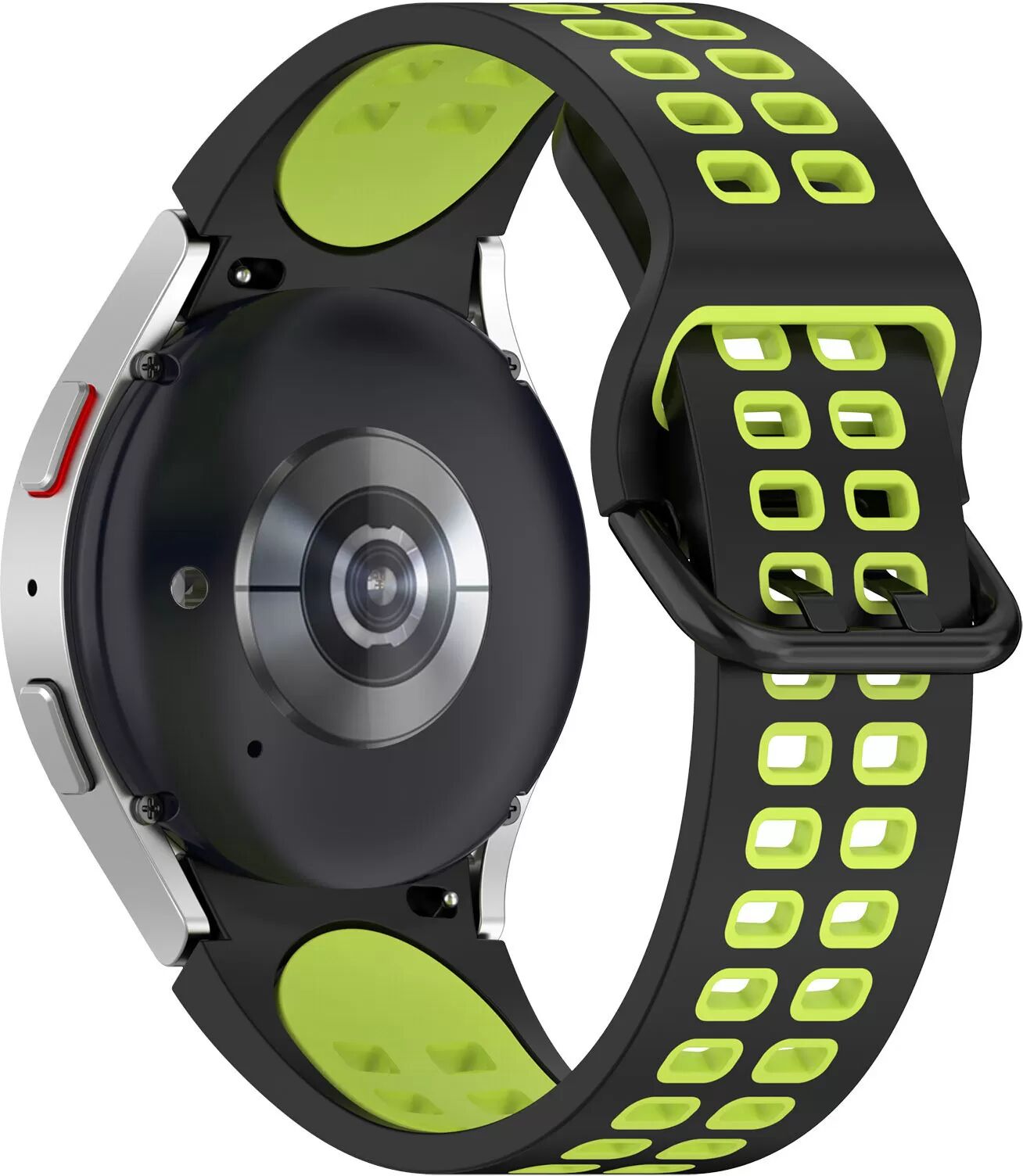 INF Silikon-Uhrenarmband Samsung Galaxy Watch 3 41 mm/4/4 Classic/5/5 Pro Dunkelgrau
