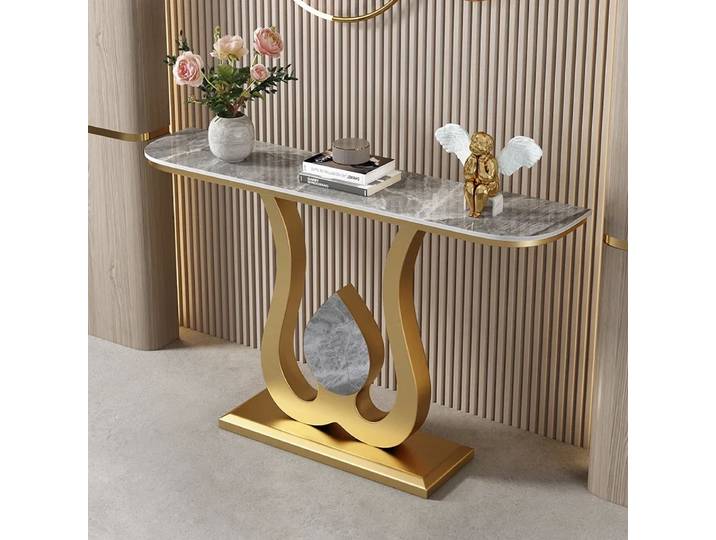 Table de salon minimaliste moderne, porche de jardin noir, coin de Table classique de luxe, meubles de Hall d'entrée Tisch Wohnzimer
