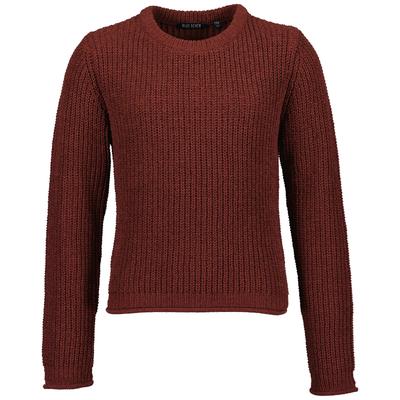 Strickpullover BLUE SEVEN "Pullover", Mädchen, Gr. 164, 3901, burgund, 100% Polyester, normal, Rundhals, Pullover Strickpullover