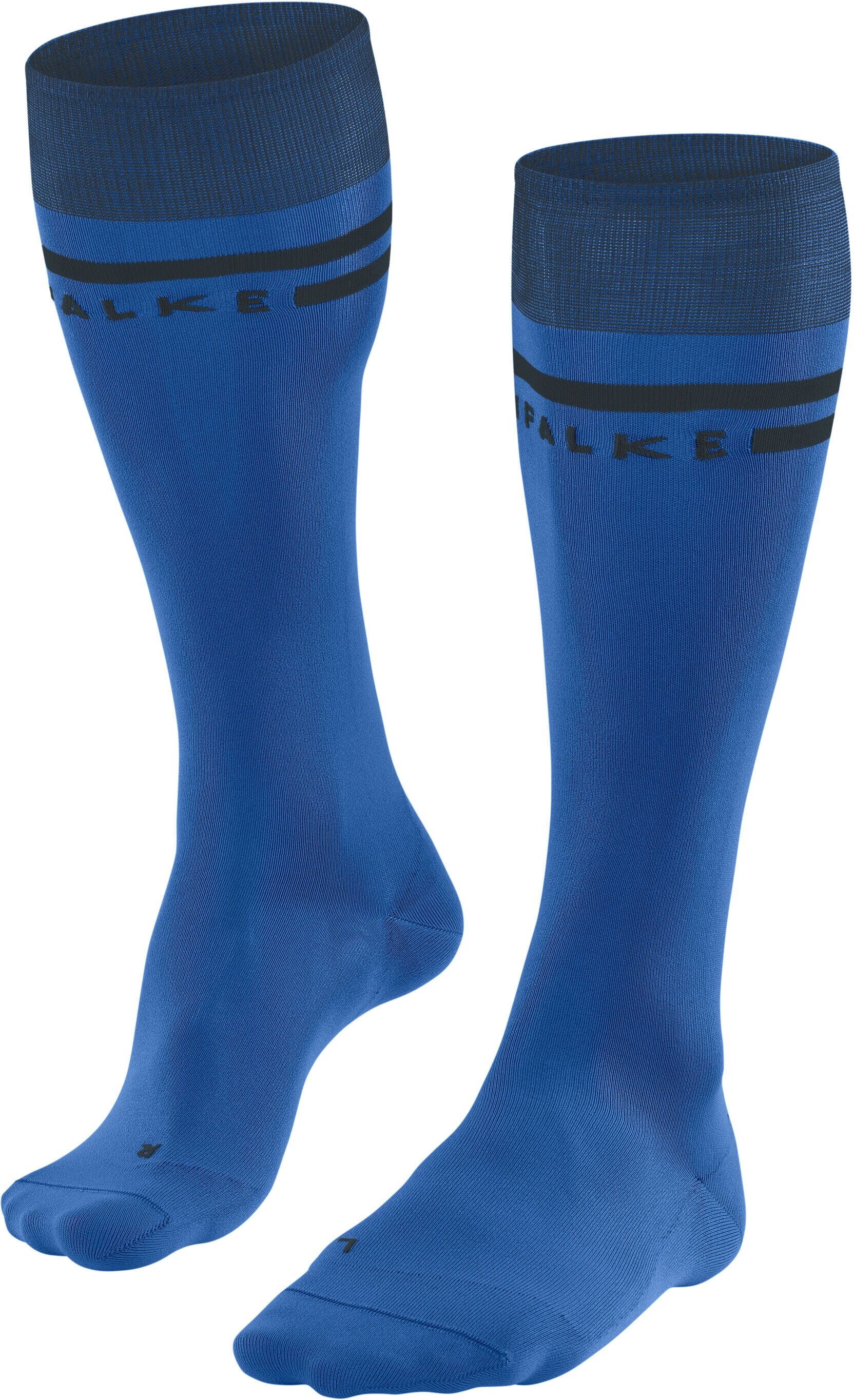 Skistrümpfe FALKE "SK7 Race", Damen, Gr. 39-40, 6940, olympic, Obermaterial: 89% Polyamid, 7% Polypropylen, 4% Elasthan, unifarben, Socken Skistrümpfe, für ambitionierten Wintersport, schnelltrocknend, atmungsaktiv 6940, olympic 39-40
