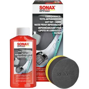 Sonax Textilimprägnierung 03101410, Cabrioverdeck, für Textilien, außen und innen, 250ml