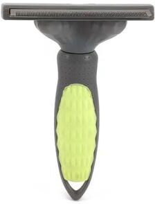 Uplift Essentials Pet Thinning Comb For Dogs And Cats With Anti Knot Hair Removal Design green l