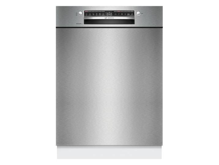 BOSCH Unterbaugeschirrspüler SMU4EVS08E , Energieeffizienz: B (A-G), silber (gebürsteter stahl), B:59,8cm H:81,5cm T:57,3cm, Geschirrspüler, Automatische Türöffnung für Effizienz, flexible Körbe &Schubladen