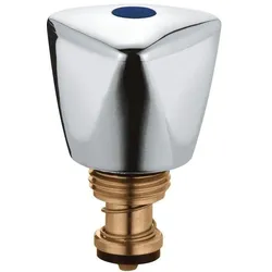 Grohe, Zubehör Sanitärinstallation, WAS-Oberteil ABS-Kronengriff m Rückflussv. 1/2Zoll