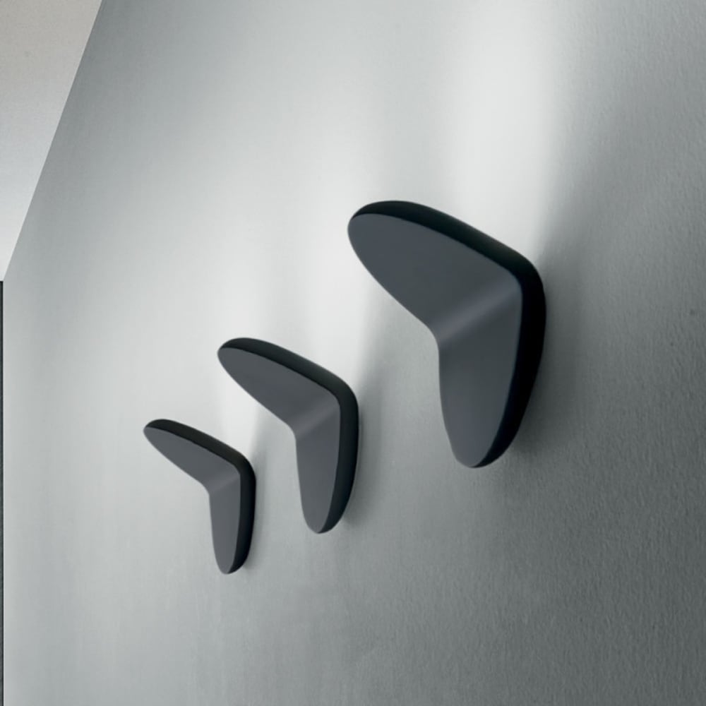 Millumine Applique murale led noir Noir 10x17x21cm