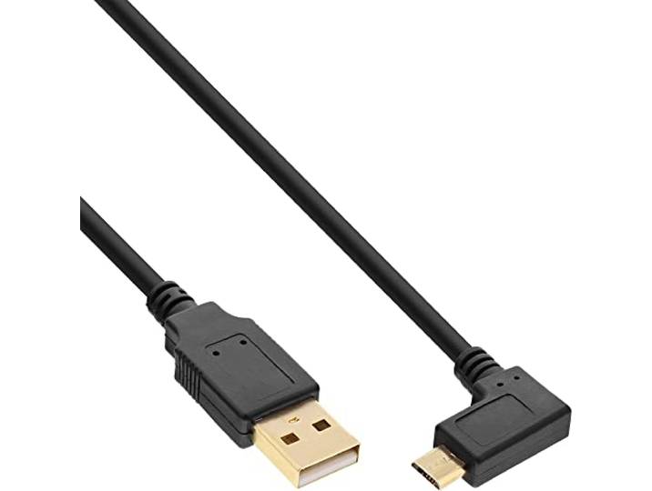 InLine 31710T 1m USB A Micro-USB B Zwart USB-kabel