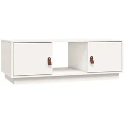 Décoshop26 - Moderner Design-Couchtisch mit Staufach 100 x 50 x 35 cm Kiefernholz DEC037783