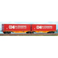 A.C.M.E. AC40386 H0 Containertragwagen Sggrmms 90 mit Container "Essers", Wascosa, Ep. VI