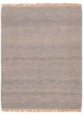 ECARPETGALLERY Flat-Weave Ankara Grey Wool Kilim - 5'3 x 6'8