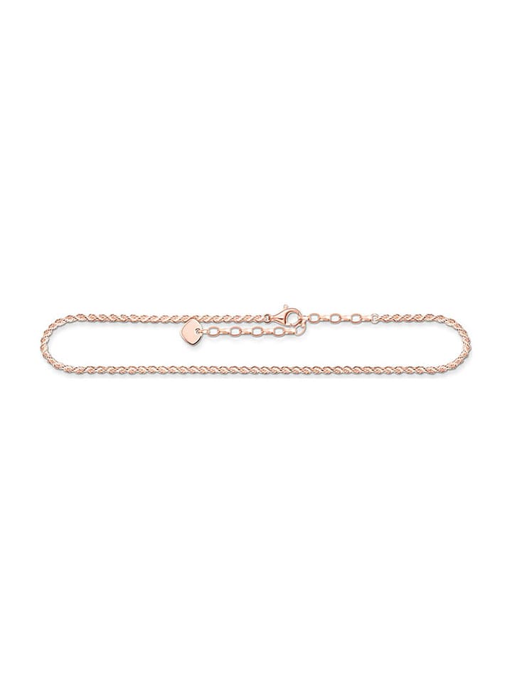 Thomas Sabo Rosévergold. Fußkettchen - onesize