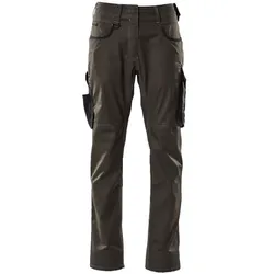 Damen Bundhose "UNIQUE" Pearl mehrfarbig - 76C34 - dunkelanthrazit/schwarz