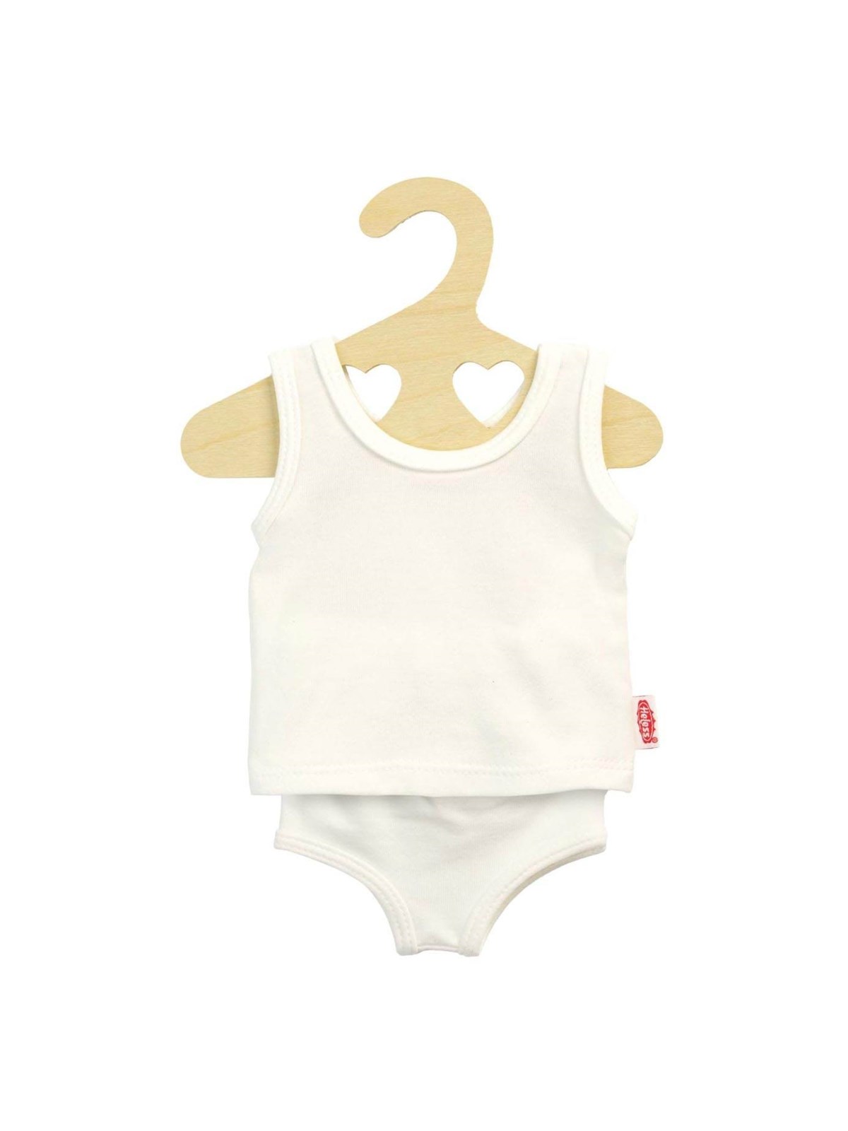 Heless Doll underpants and shirt White 35-45 cm
