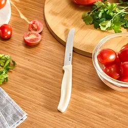 Dr. Inox Cremefarbenes Tomatenmesser 22cm
