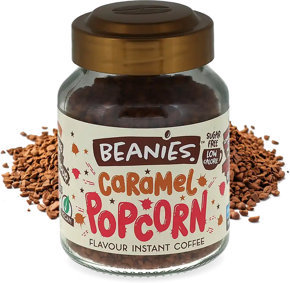 Beanies   Popcorn au caramel - 50 g café soluble