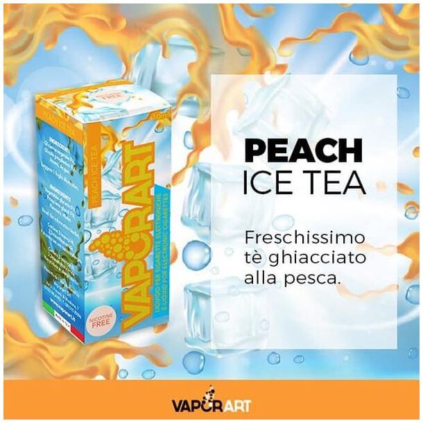 VaporArt IT Peach Ice Tea Vaporart Liquido Pronto Da 10 Ml
