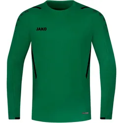 JAKO Challenge Sweatshirt Kinder sportgrün/schwarz 116