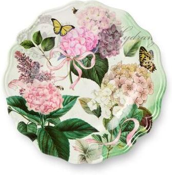 "Certified International Garden Path Melamine Set of 4 Salad Plate 9"" - 9.00""W x 9.00""D x 0.50""H"