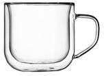 Luigi Bormioli Thermic Sublime 8.1 Ounce Cappuccino Drinking Glass, Set of 2