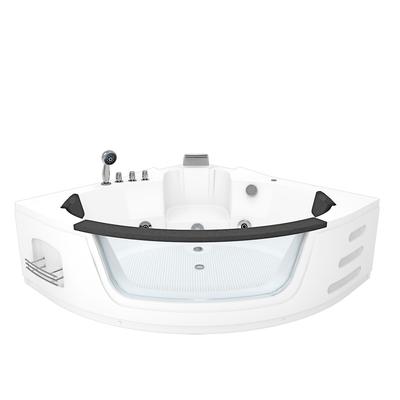 AcquaVapore Whirlpool Pool Badewanne Eckwanne Wanne W05 140x140cm mit Farblichtherapie