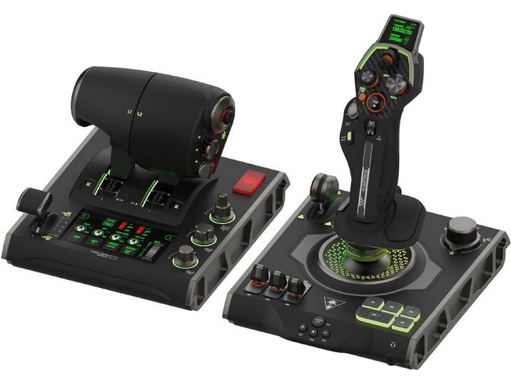 Turtle Beach Turtle Beach VelocityOne Flightdeck Gaming-Controller (Packung, OLED Touch‑Display, Hall‑Effekt‑Steuerung, RGB‑Beleuchtung)