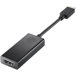 HP USB-C zu HDMI Adapter, Video Adapter, Schwarz