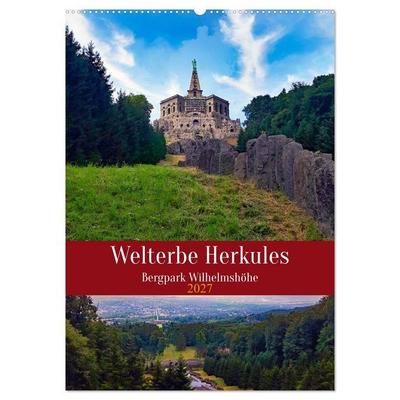Welterbe Herkules (Wandkalender 2027 DIN A2 hoch), CALVENDO Monatskalender
