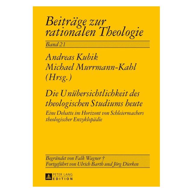 Peter Lang Die Unübersichtlichkeit des theologisch (Deutsch, Hardcover, Andreas Kubik, Michael Murrmann-Kahl) (67837455)