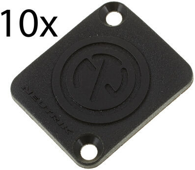 Neutrik DBA Blanking Plate 10x noir