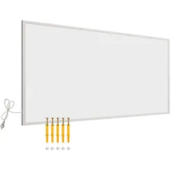 Wiltec Infrarotheizung 1050W Heizpaneel IR Heizung Elektroheizung Effizient, Heizkörper, Weiss