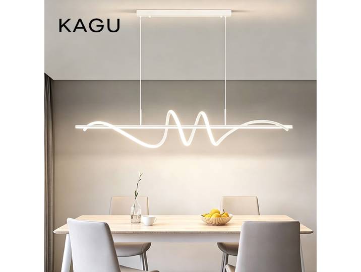 Lampes suspendues LED modernes, décoration d'intérieur pour salon, salle à manger, cuisine, bureau, bar, lampe suspendue minimaliste, lustre