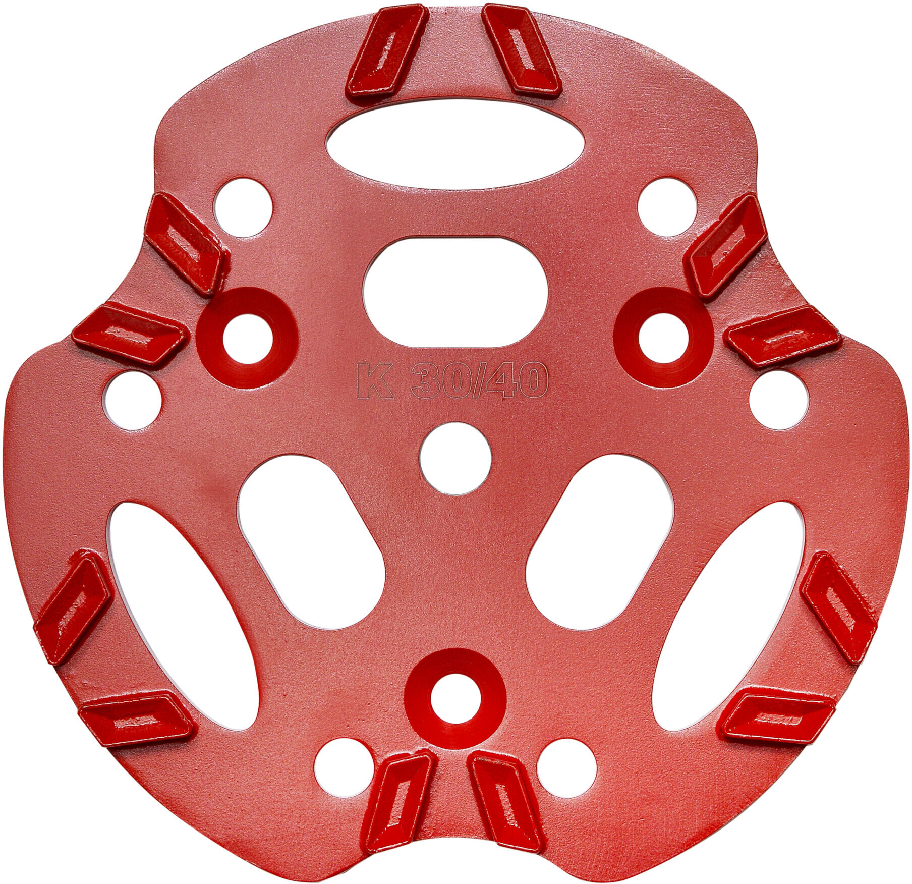 Roll Diamantscheibe 250mm V12 rot 12 Segmente in V-Anordnung (1710275)