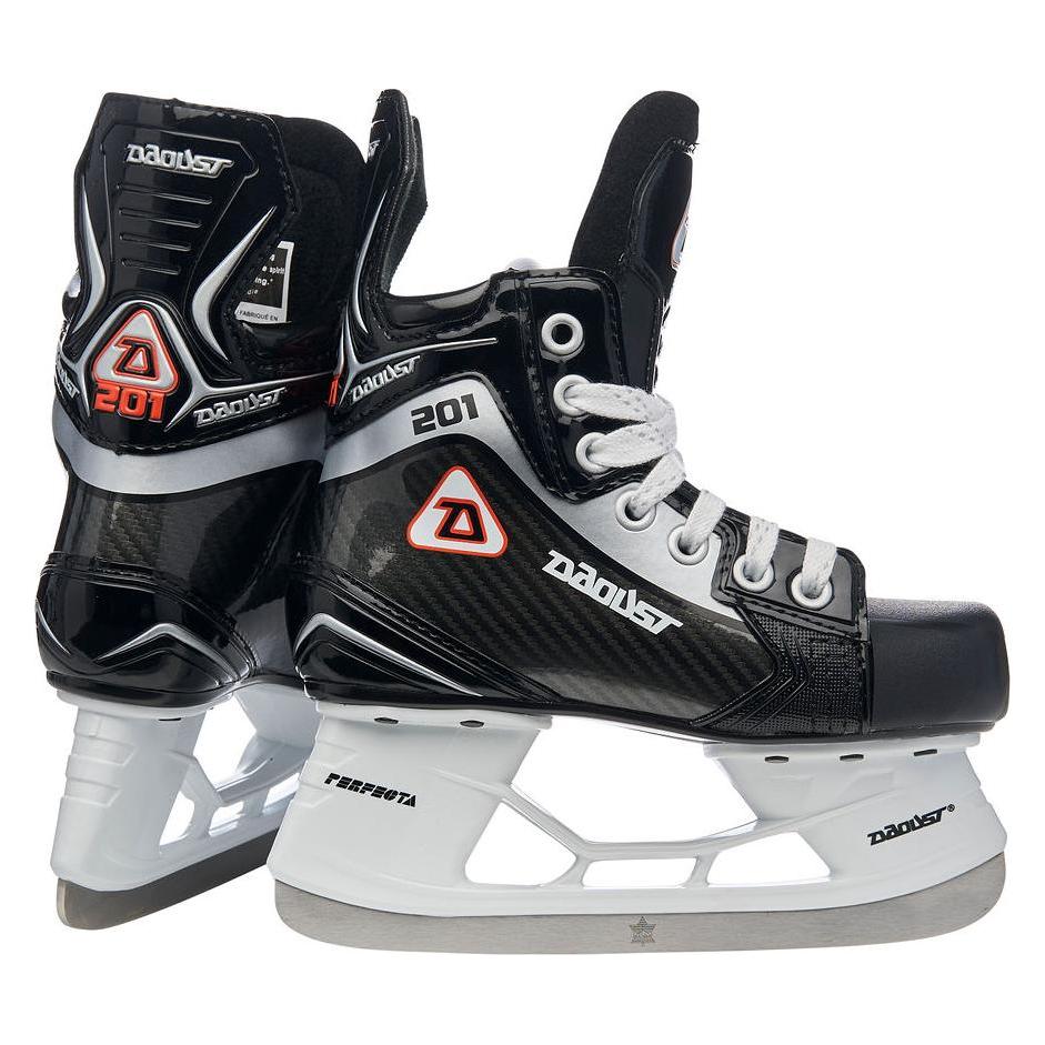 Daoust 201 Schwarze Skates Yth Sz 8 (25) (Daoust)