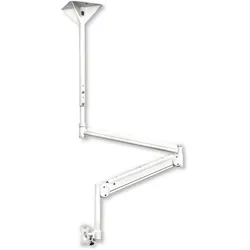 edbak LCD Deckenhalterung 19"-27" (Decke, 27", 10 kg), Monitor Halterung, Weiss