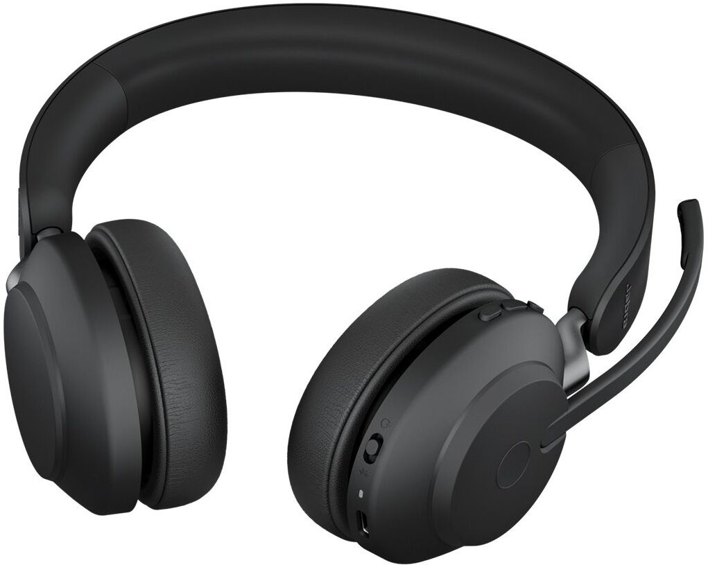 Jabra Evolve2 65 Stereo Wireless Headset - Black - UC - USB-C - Without Charging Stand