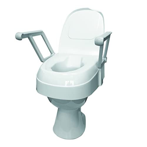 Toiletverhoger Theo TSE120 Plus met armleuningen en verstelbare zithoogte