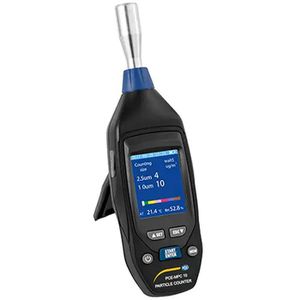 PCE Luftmessgerät MPC 10, tragbar, Messung von Feinstaub, mit Ampel & Akku