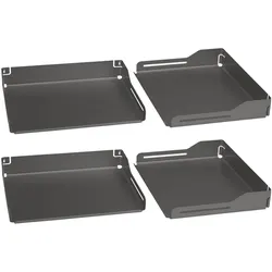 Ebnat, Möbelausstattung, PEKA Einhängetablar-Set Libell 600 Magic Corner Standard anthrazit (1 Stk.)