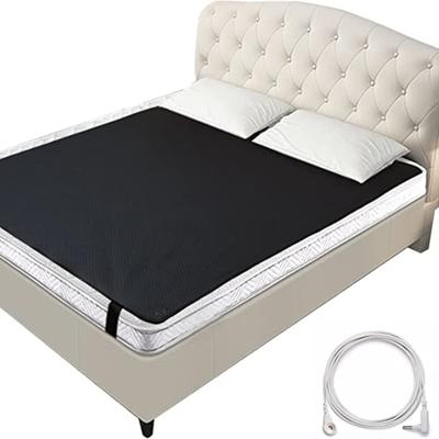 HomeDecorAndMore LLC Grounding Leather Mattress Pad Earthing Sleep Mat Kit With Conductive PU Leather For Better Sleep 68x132cm