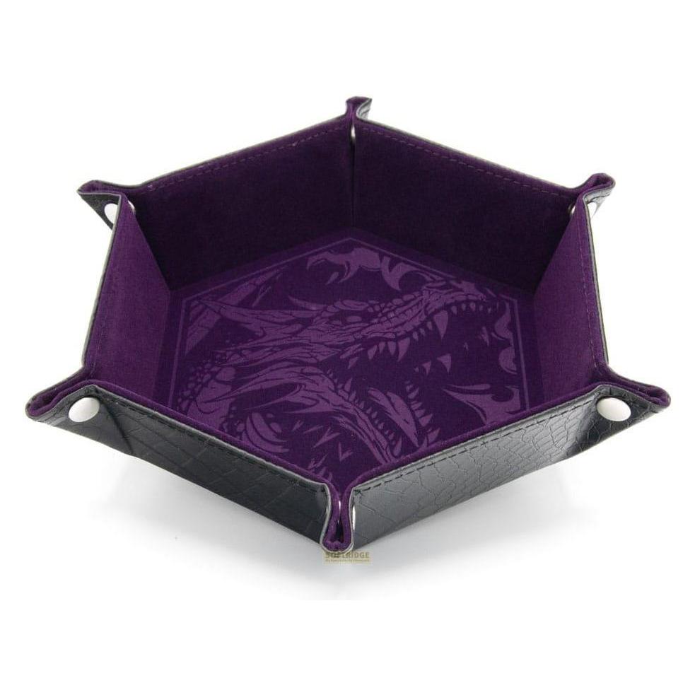 Glass Staff CritStones Faltbarer Würfelteller Dragon Skin Edition Purple (CRST60201)
