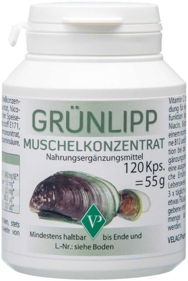 Velag Pharma Grünlipp Muschel Konzentrat Kapseln 120stk