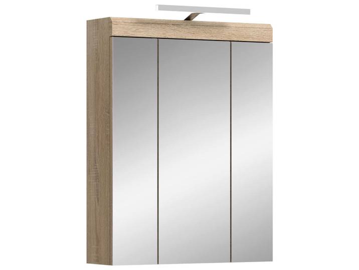 Spiegelschrank Lambada Sonoma Eiche Dekor B: 60 cm