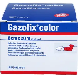 Gazofix Color Kohäsive Fixierbinde Pink 20M X 6cm 1 ST