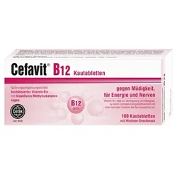 CEFAVIT B12 Kautabletten 100 St