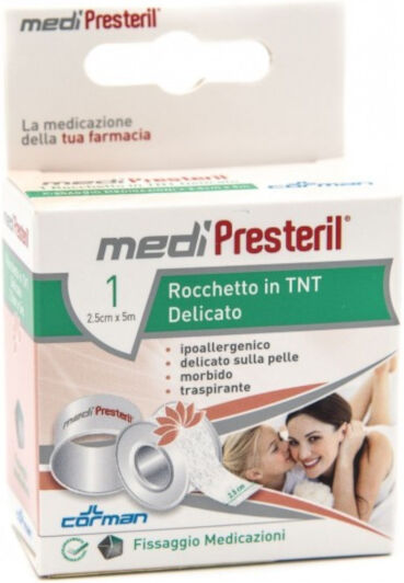 Corman Medipresteril Rocchetto In Tnt 2,5cm X 5m