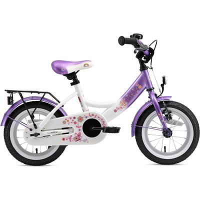 Kinderfahrrad BIKESTAR "Classic" Gr. 23, lila (violett, weiß), Fahrräder, Kinder, 23cm, 12 Zoll (30,48cm)