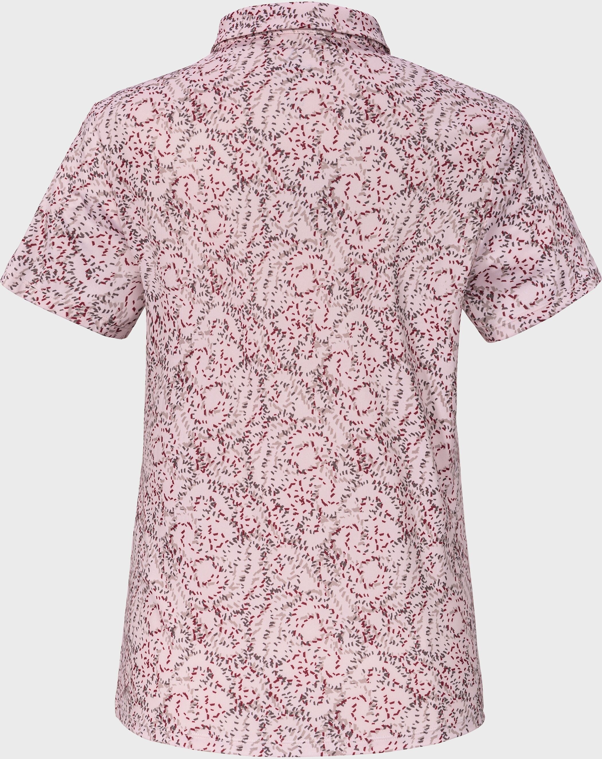 Poloshirt SCHÖFFEL "Hiking Polo Shirt Style Todra WMS", Damen, Gr. 36, rosa (3205, rosa), Oberstoff: 91% Polyester 9% Elasthan, V-Ausschnitt, Shirts Poloshirt 3205, rosa 36