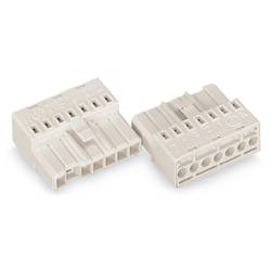 Verbindungsstecker starr: 1.5-2.5 mm² Polzahl: 7 WAGO 267-501 50 St. Weiß