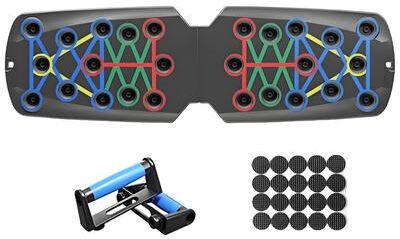 Lush Living Finds Home Gym Fitness Tool, Foldable Push Up Board, Professional Strength Training With Ergonomic Handles For Men & Women Home Gym Fitness Tool, Foldable Push Up Board, Professional Strength Training With Ergonomic Handles For Men & Women