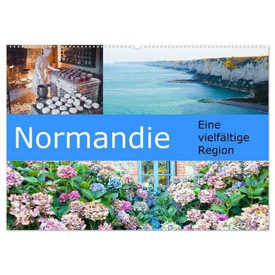 Normandie - Eine vielfältige Region (Wandkalender 2027 DIN A2 quer), CALVENDO Monatskalender