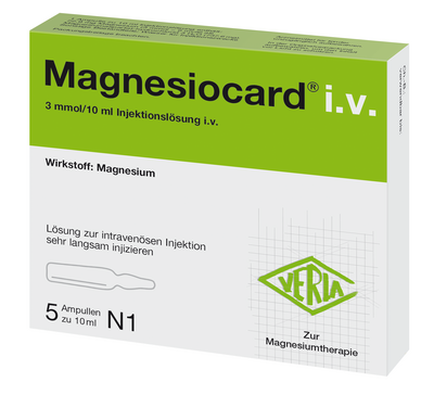 Verla-Pharm Arzneimittel GmbH & Co. KG MAGNESIOCARD i.v. Injektionslösung 5X10 ml 06158848